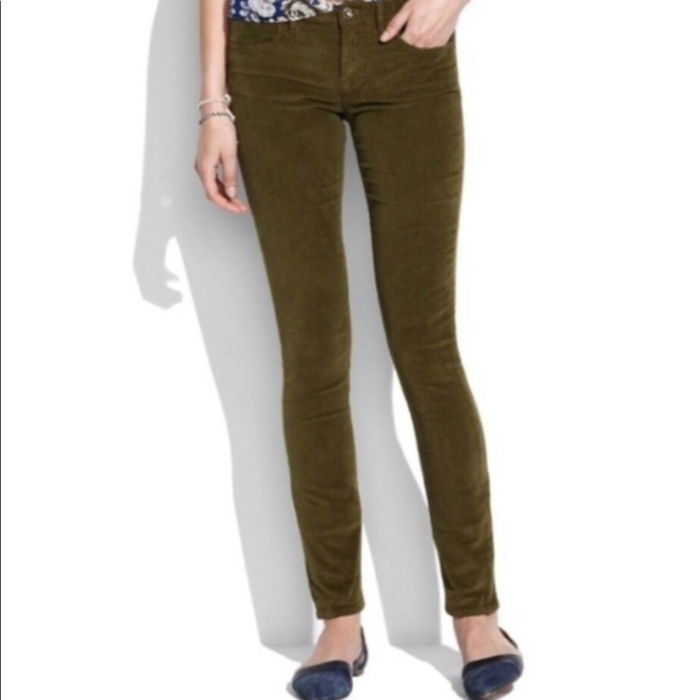Madewell olive green cords. Size 27